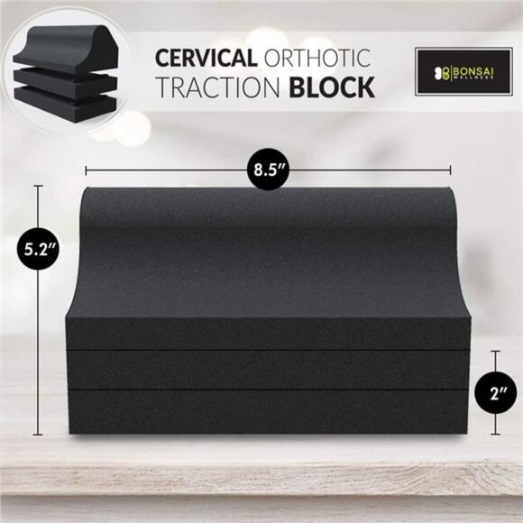 Cervical Traction Orthotic Chiropractic Neck Alignment Device (Black) - Picture 6 of 14